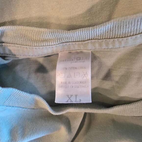 Natural Life Womens Pineapple Life Long Sleeve Tee Size XL Sage Green - Picture 4 of 4